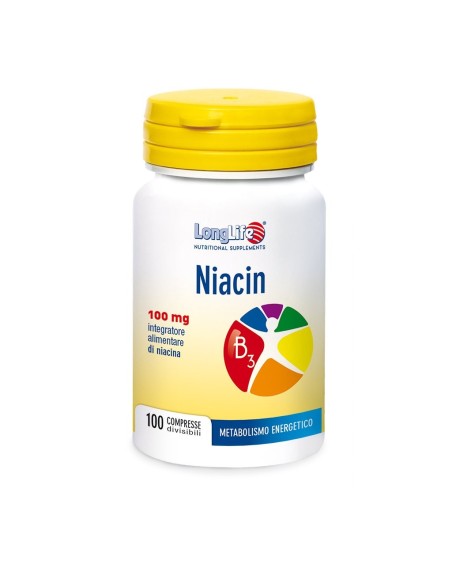 Niacina: Integratore Metabolismo Energetico - LongLife